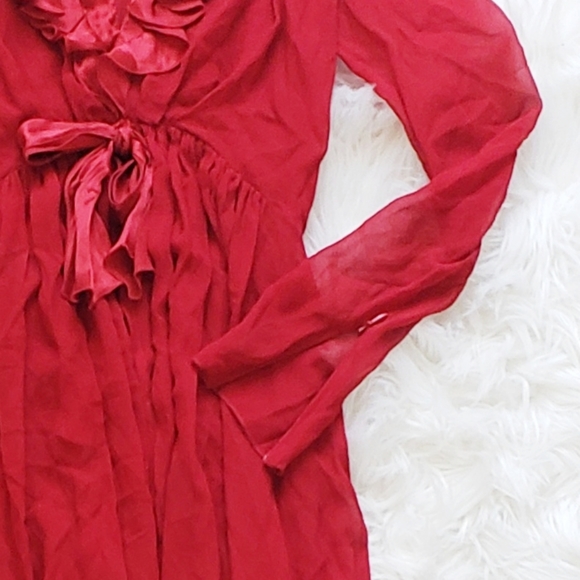 Giambattista Valli Maxi Ruffle Silk Chiffon Dress - Picture 7 of 11